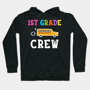 1st Grade Crew T-shirt Back to School Teacher Gifts Hoodie